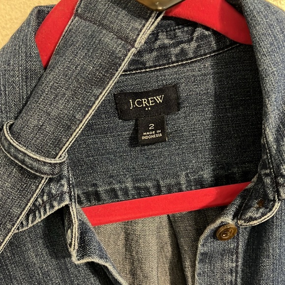 J Crew Denim Shirtdress - Picture 3 of 8